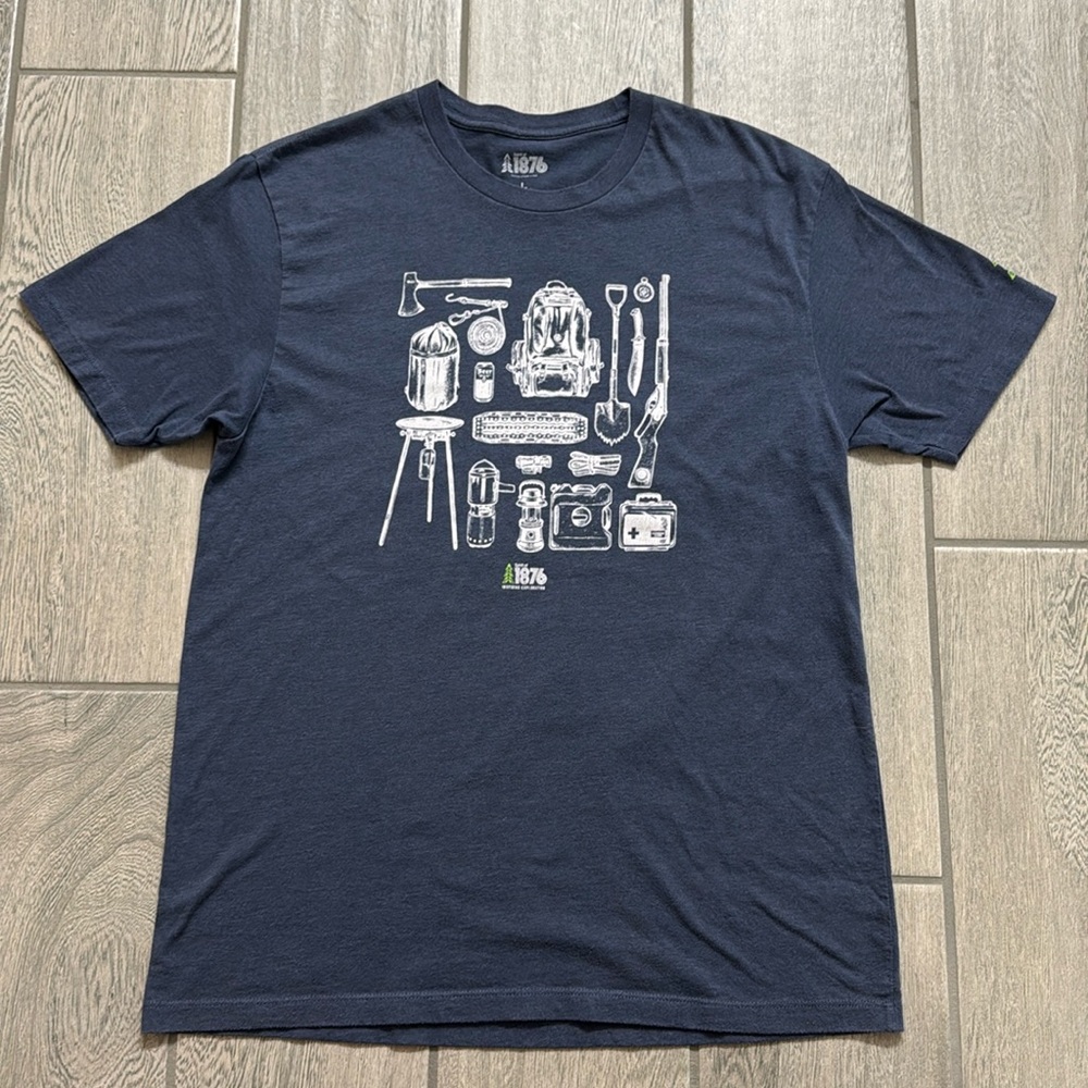 Spirit of 1876 Tee Shirt Overland Colorado Gear of the Trade